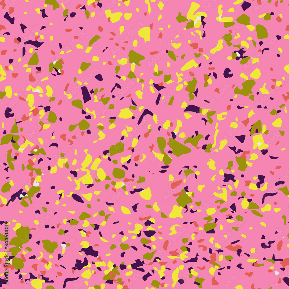 Terrazzo floor marble seamless hand crafted pattern. Traditional venetian material.Granite and quartz rocks and sprinkles mixed on polished surface.Abstract vector background for architecture designs Terrazzo floor marble seamless hand crafted pattern. Traditional venetian material.Granite and quartz rocks and sprinkles mixed on polished surface.Abstract vector background for architecture designs