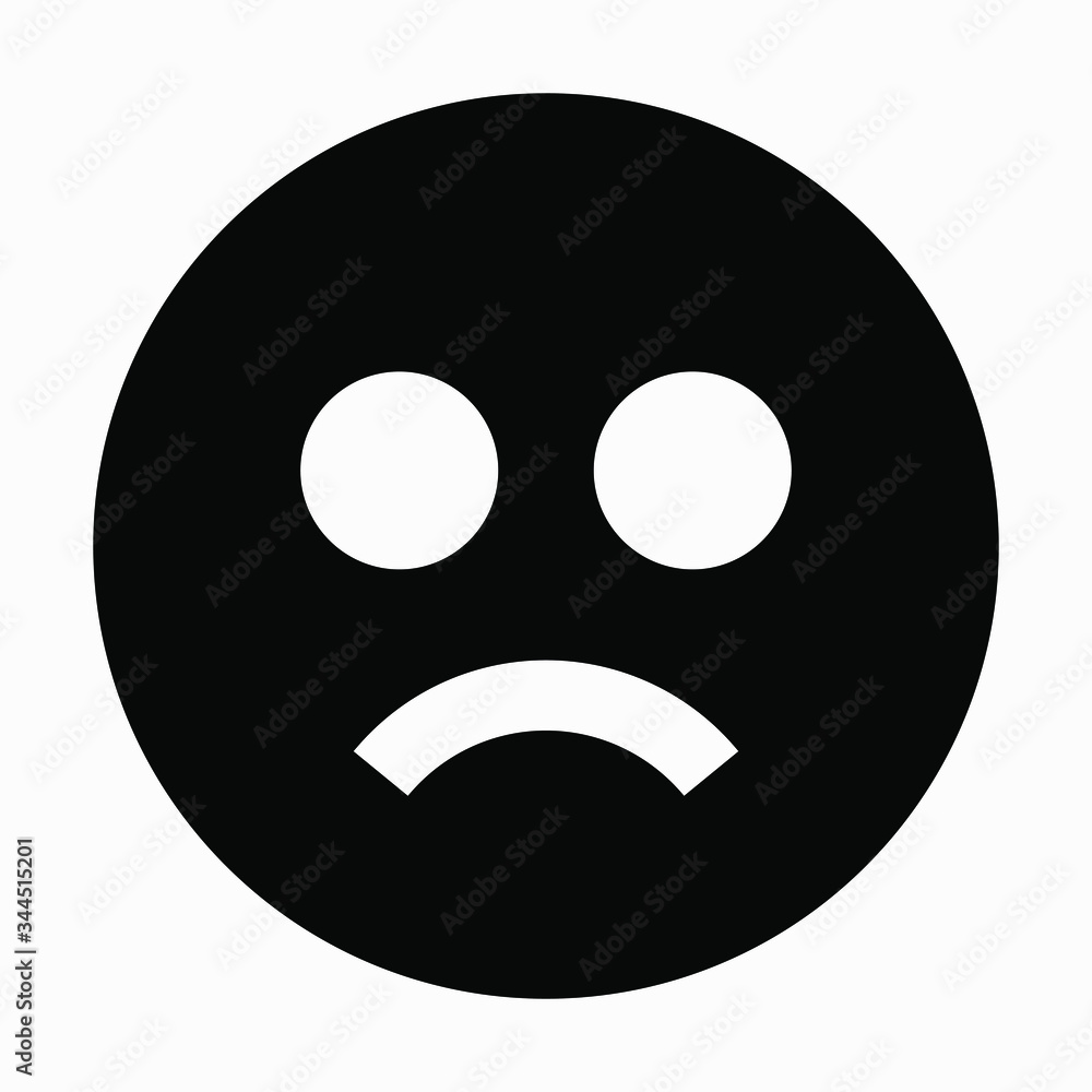 Very sad emoticon icon. Vectori icon. Very sad emoticon icon. Vectori icon.