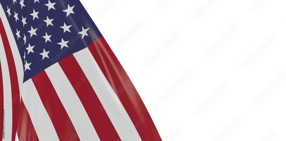 Fototapeta premium United States of America flag illustration
