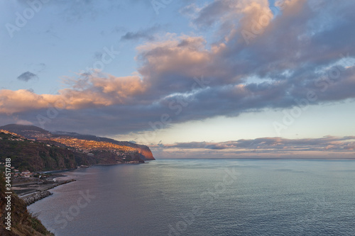 sunset over the sea at Madeira
