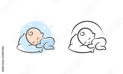 Baby sleep logo