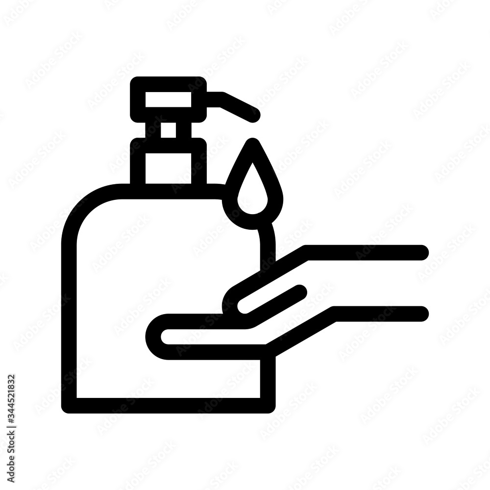 vector illustration of alcohol gel icon, hand sanitizer symbol vector illustration of alcohol gel icon, hand sanitizer symbol