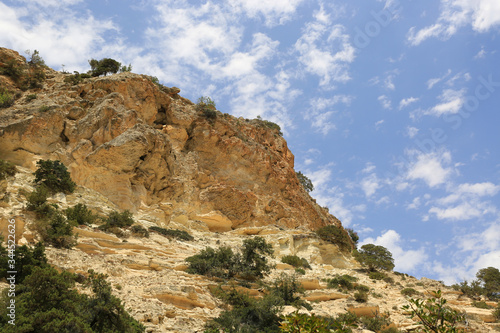 Mountain slope in Avakas Gorge in Cyprus © Pavlo Klymenko