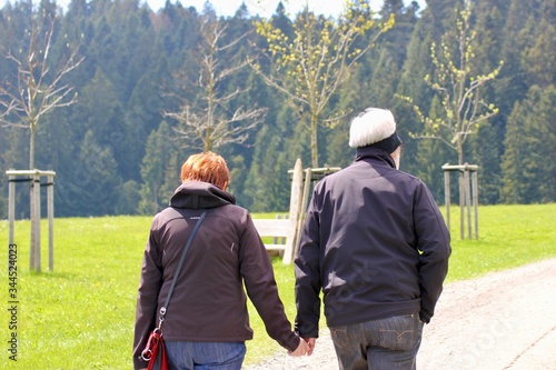 Spaziergang zu Zweit