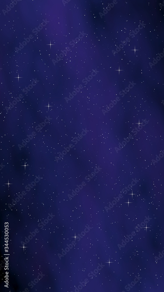 Fototapeta premium Colorful and beautiful space background. Outer space. Starry outer space texture. 3D illustration