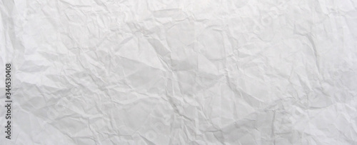 white crumpled paper texture background