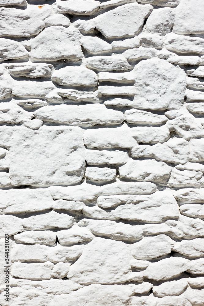 Texture of whitewashed stone masonry Texture of whitewashed stone masonry