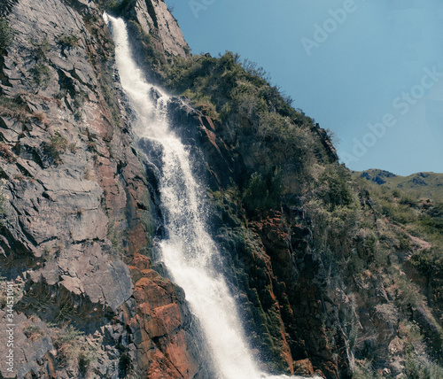 Mountain ward Waterfall Kazakhstan Turgen photo