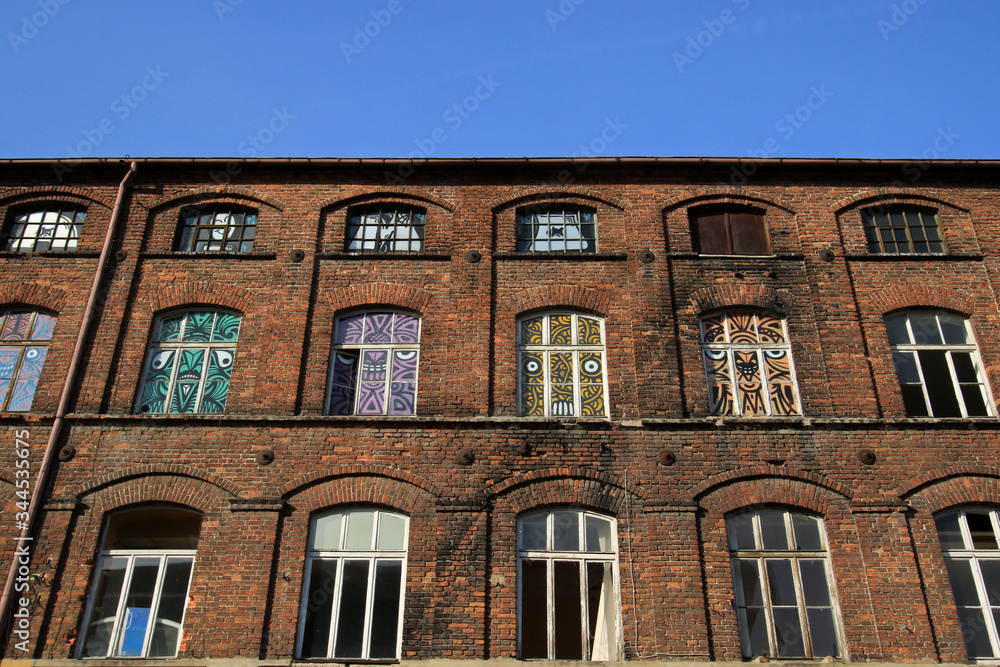 Old historic factory buildings in Off Piotrkowska area, Lodz, Poland Old historic factory buildings in Off Piotrkowska area, Lodz, Poland
