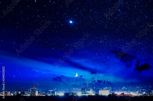 starry night city