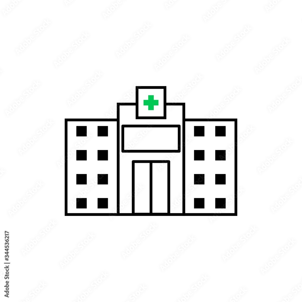 Hospital vector graphic design illustration Hospital vector graphic design illustration