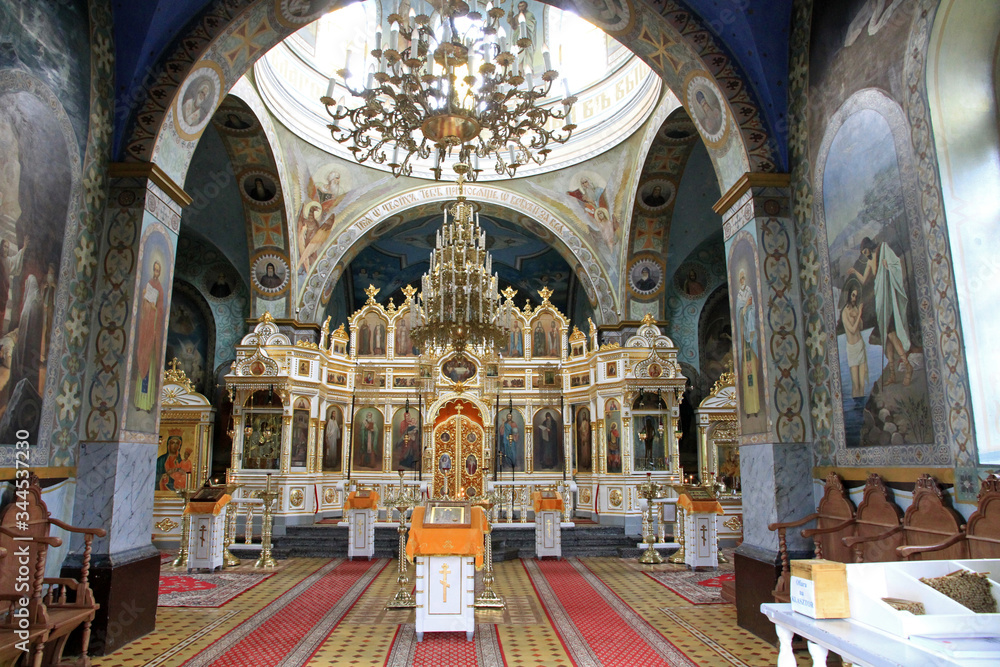 Interior of Monastery of St. Onuphrius in Jableczna, Poland