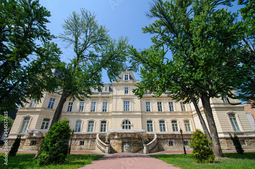 04/29/2020 Ukraine, Lviv: Potocki Palace in Lviv. The ancient building.