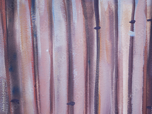 texture of vertical lines of paint.