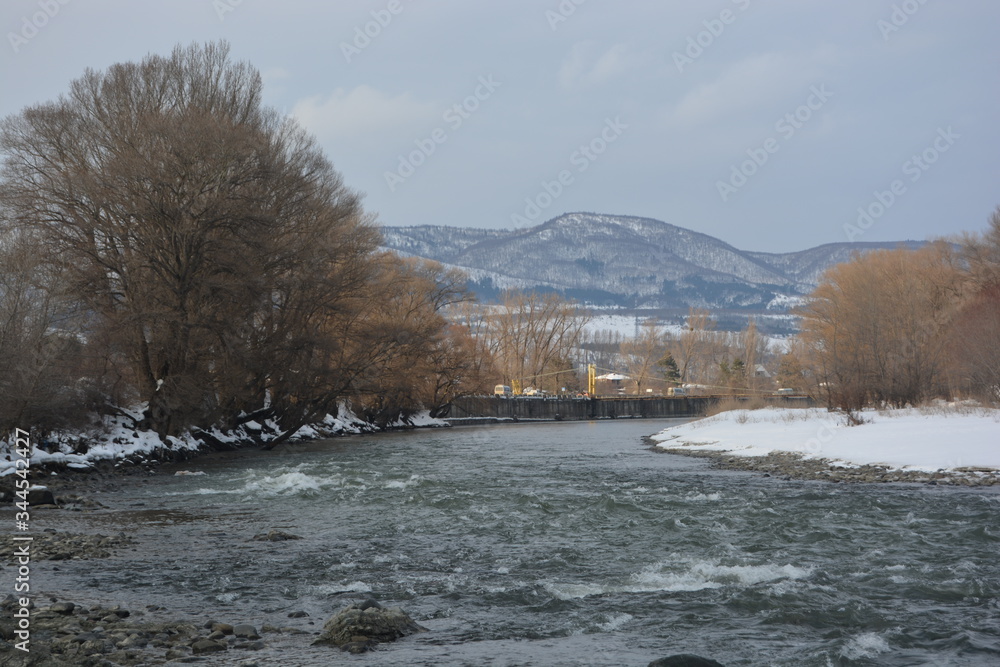 Obraz premium Winter Scene on Georgia...