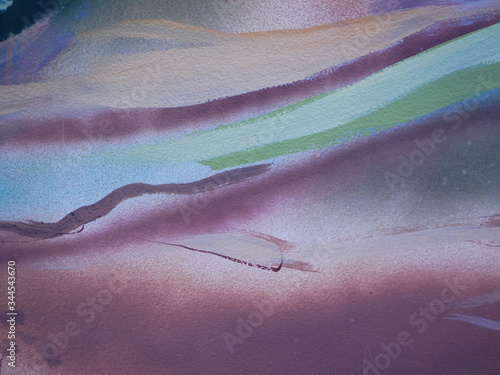 flat texture of wavy paint