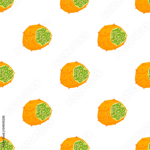 Illustration on theme big colored seamless kiwano