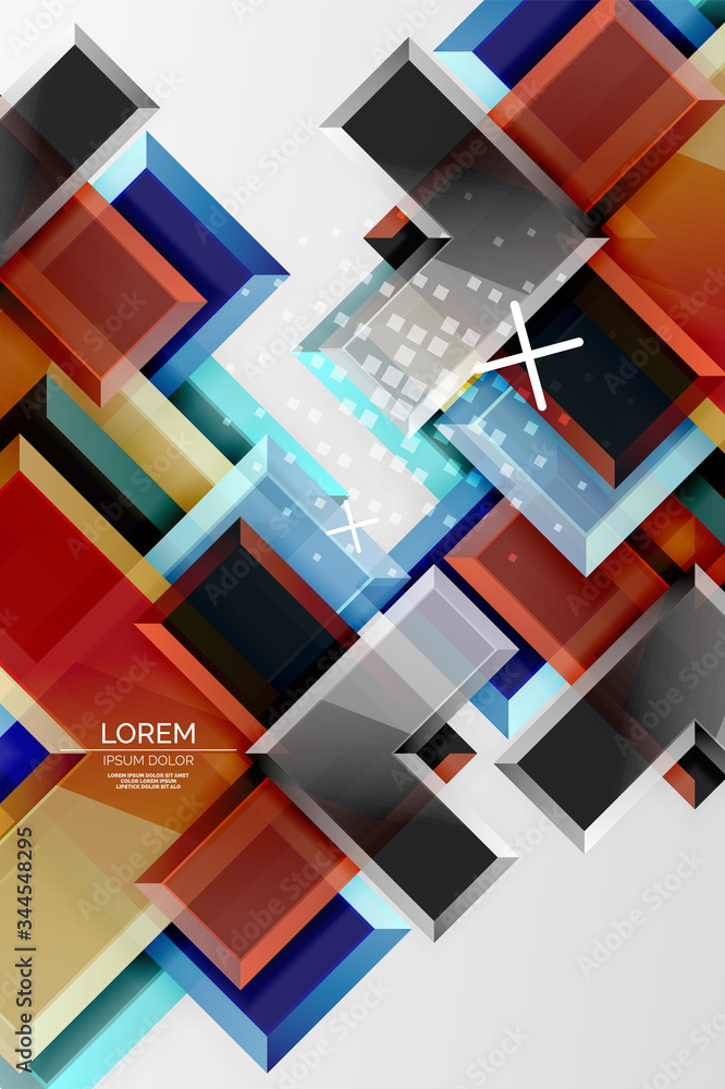 Metal arrow shape background. Abstract geometric background with 3d effect composition For Wallpaper, Banner, Background, Card, Book Illustration, landing page