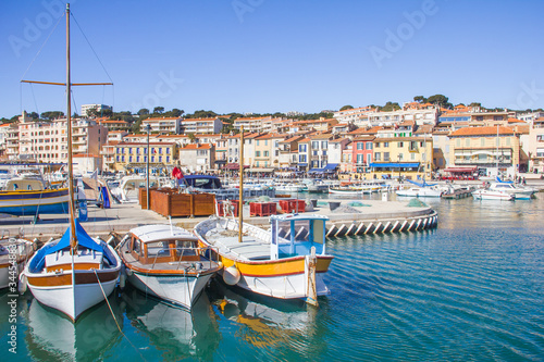 The port of Cassis  south of France