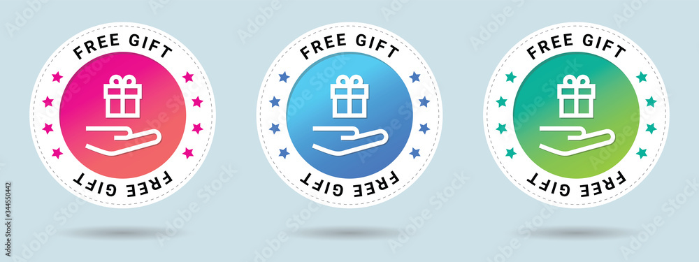Free Gift stamp vector illustration with euro sign. Vector certificate ...