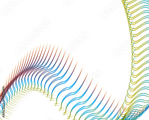 Abstract background blend wave line design for Wallpaper, Banner, Background, Card, Book Illustration, landing page