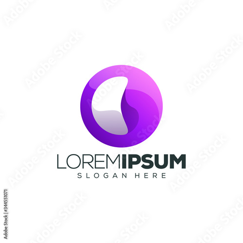 circle logo design vector illustration
