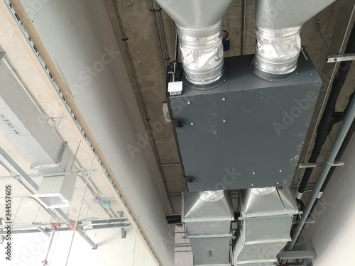 Ventilation ERV installed in the building