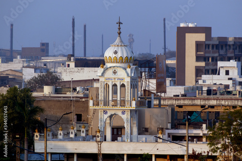 Sunrise in Gurudwara morning