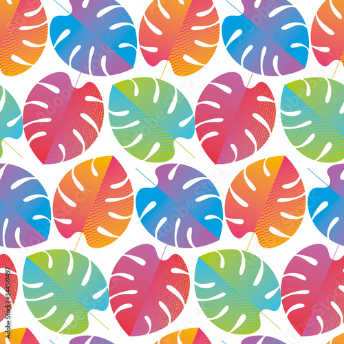 Colorful abstract tropical ...