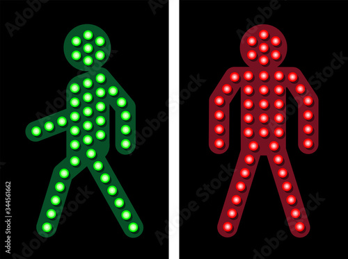 Signalétique feux piétons