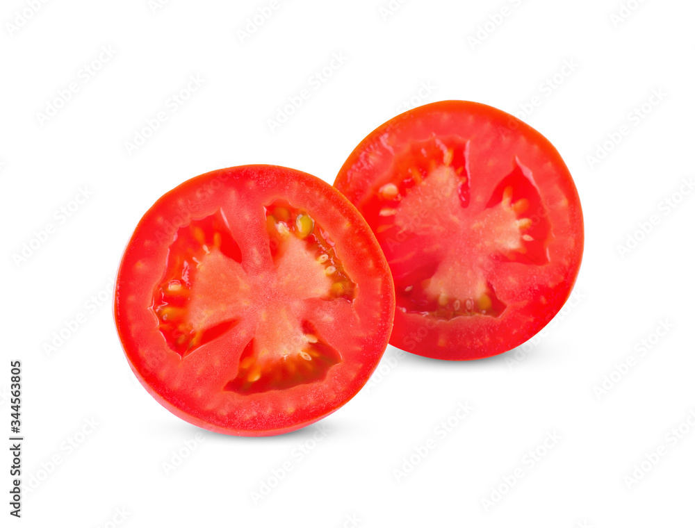 Fresh tomatoes isolated on a white background Fresh tomatoes isolated on a white background