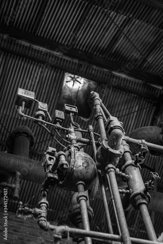 Pipes in the Furnace room