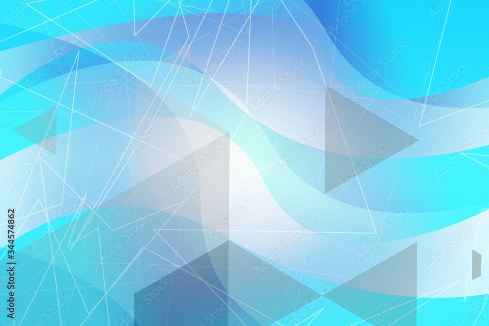 Obraz premium abstract, blue, digital, design, technology, illustration, wallpaper, pattern, light, graphic, business, line, square, wave, curve, data, lines, concept, flow, backdrop, 3d, motion, internet, space