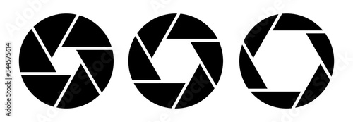 Silhouette of the diaphragm camera
