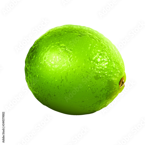 
Fresh green alluring summer cocktail lime