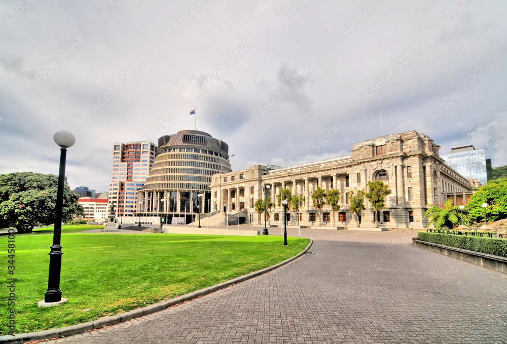  New Zealand Parliament Buildings in Wellington