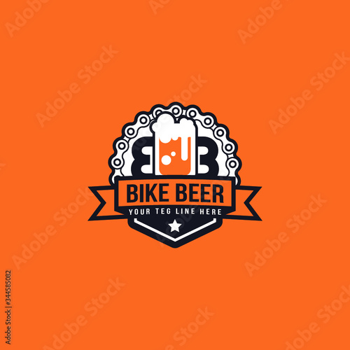vector logo of a biker bar