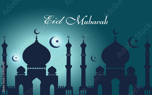 Eid mubarok islamic background template