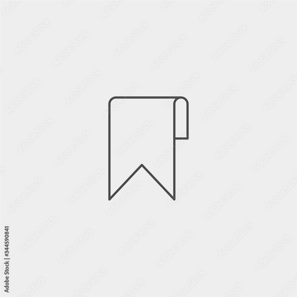 Bookmark vector icon sign symbol Bookmark vector icon sign symbol