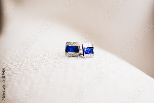 Gemelos de novio azules