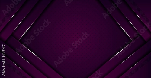 abstract luxurious purple background with overlap layer