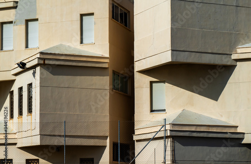 Detail of a building in Cadiz, Spain