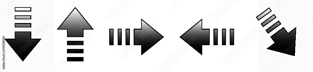 Fototapeta premium frecce 