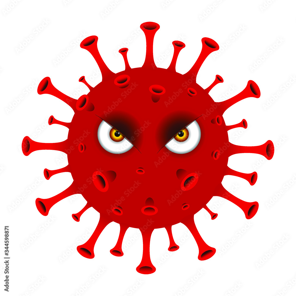 New Coronavirus Covid-19 concept design logo vector illustration New Coronavirus Covid-19 concept design logo vector illustration