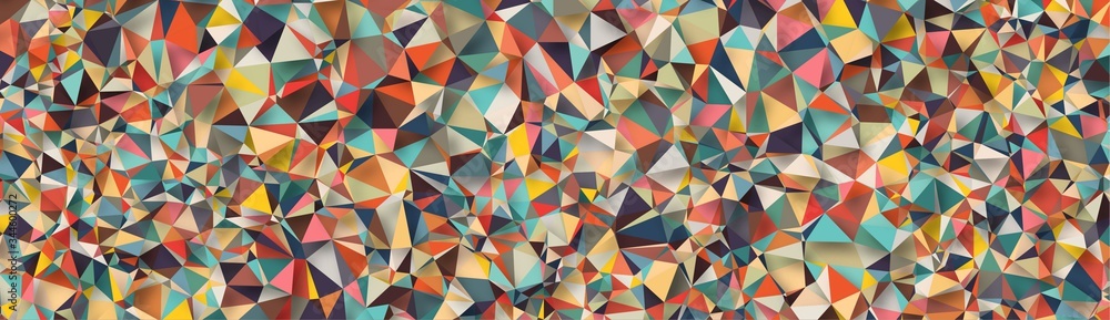 abstract blue mosaic background of retro geometric style abstract blue mosaic background of retro geometric style