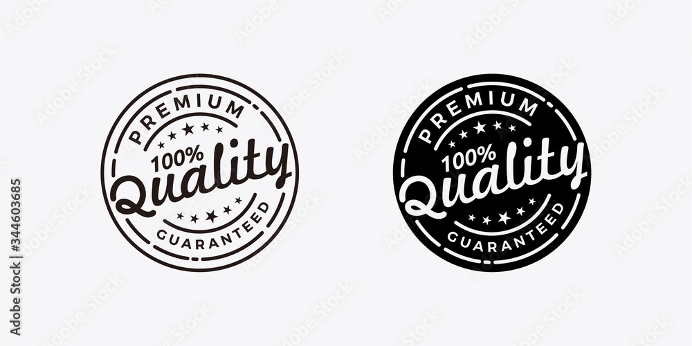 100% Guaranteed Quality Product Stamp logo design