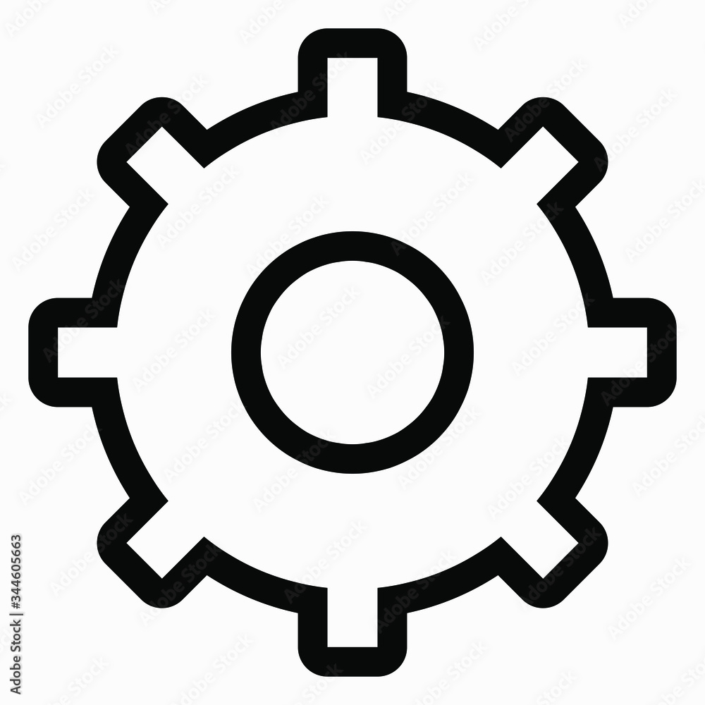 New modern setting line icon. Commercial line vector icon for websites and mobile minimalistic flat design. New modern setting line icon. Commercial line vector icon for websites and mobile minimalistic flat design.