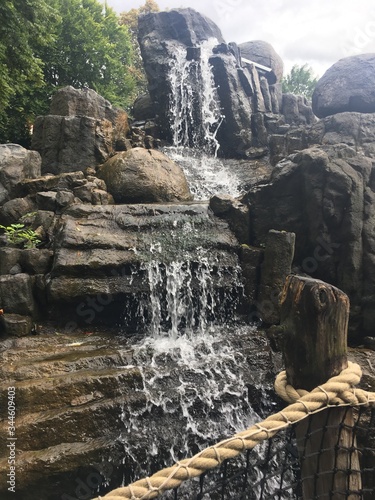 waterfall in yosemite