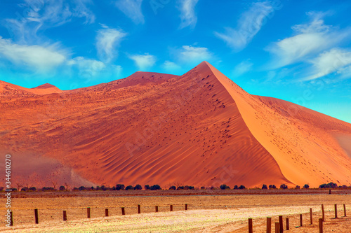 The paintings of sand dunes photo