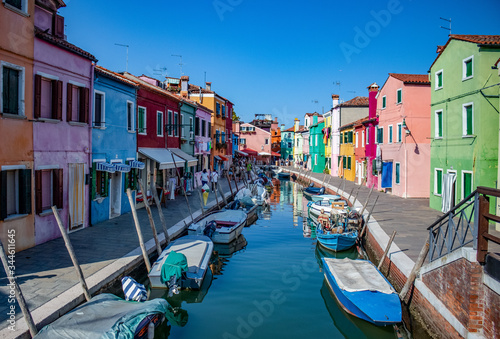 Burano island Colorful city Venice 